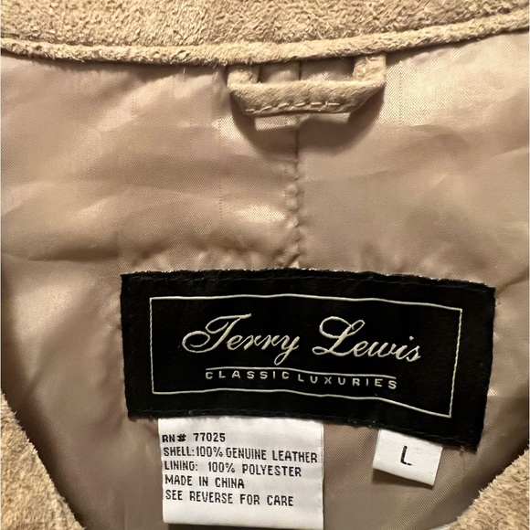 Vintage Two Piece Genuine Leather Pants Suit (L) - Picture 5 of 6